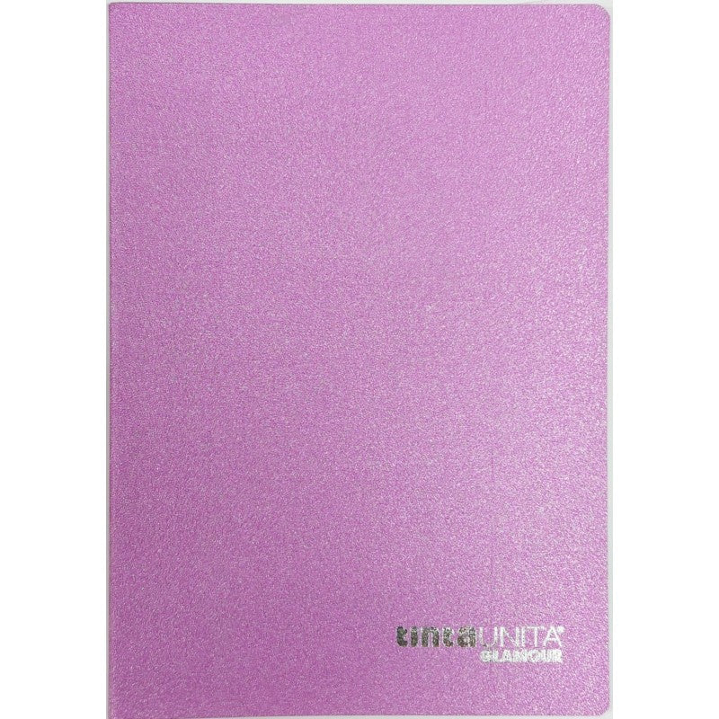 Kit 5 Maxi Quaderni Tinta Unita Glamour A4 20+1 Fogli 4mm 80gr - 4 Fantasie Assortite