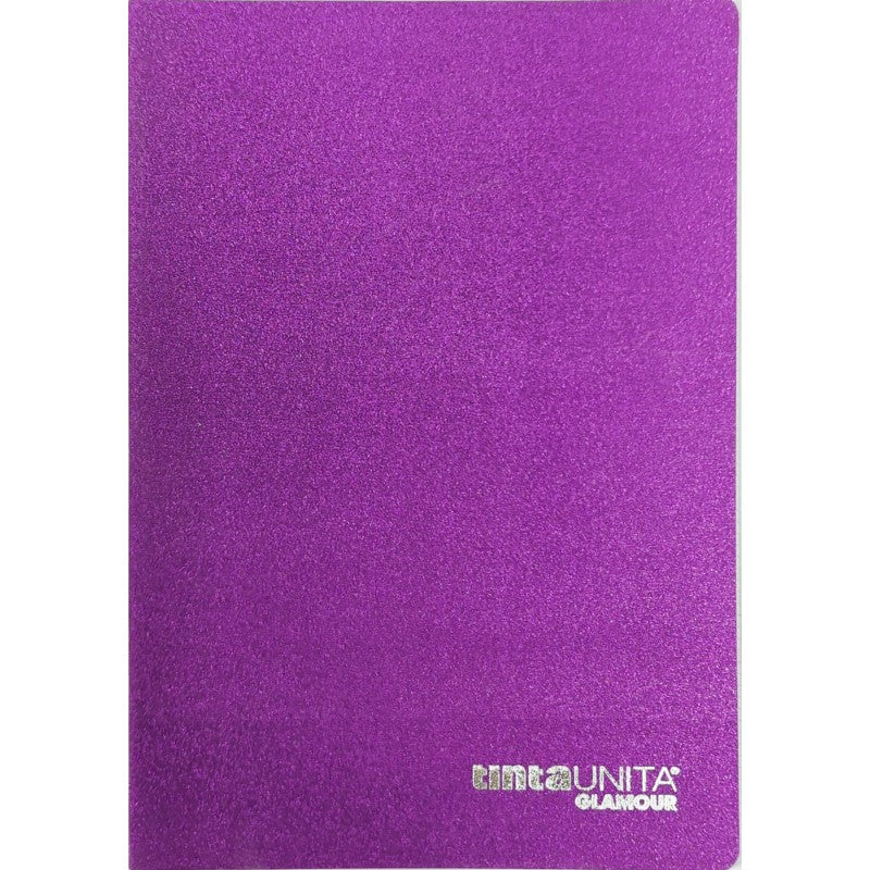 Kit 5 Maxi Quaderni Tinta Unita Glamour A4 20+1 Fogli 4mm 80gr - 4 Fantasie Assortite