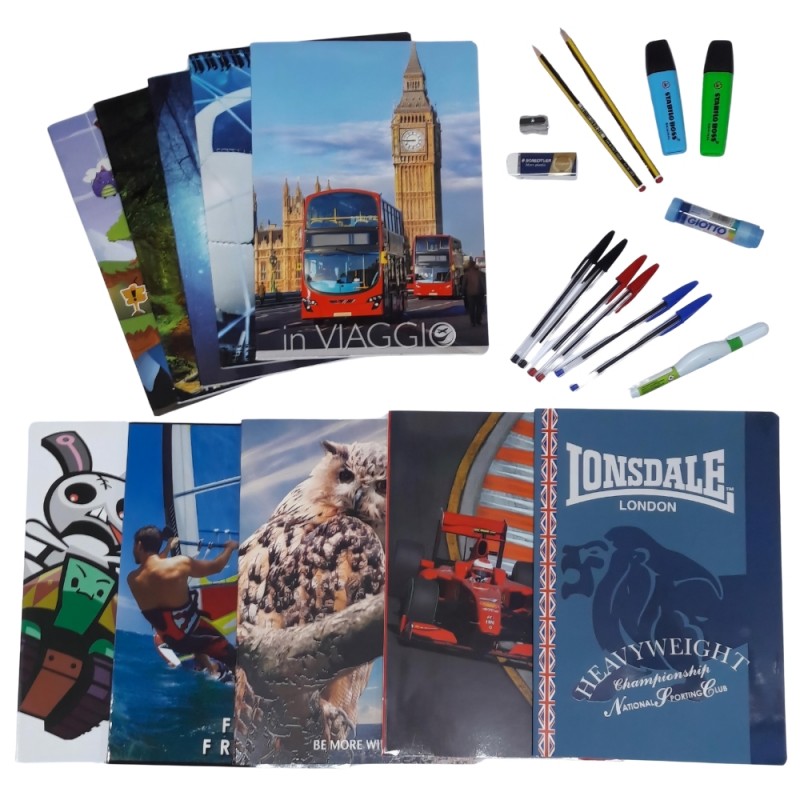 Kit Cancelleria Scuola Ragazzo