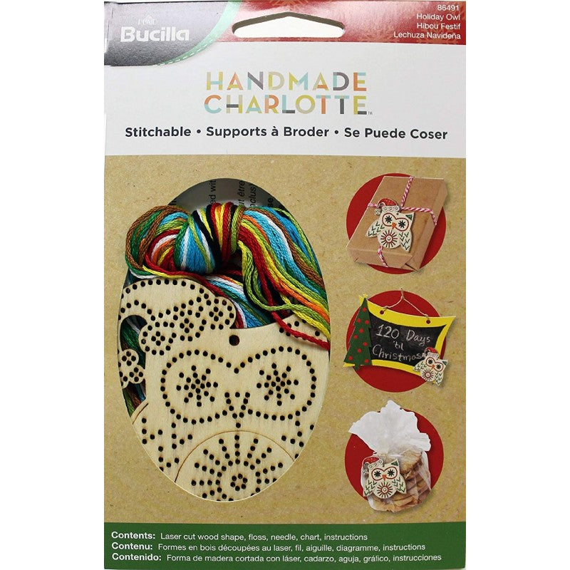 Kit Formina In Legno Ricamabile – Gufo