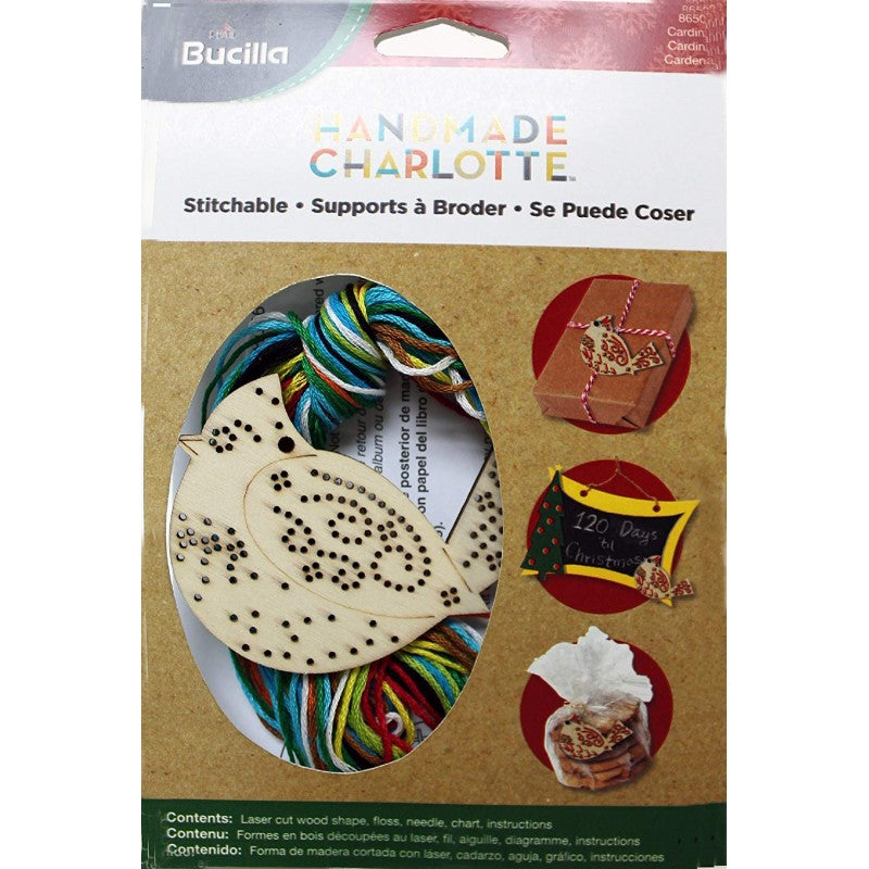 Kit Formina In Legno Ricamabile – Uccellino