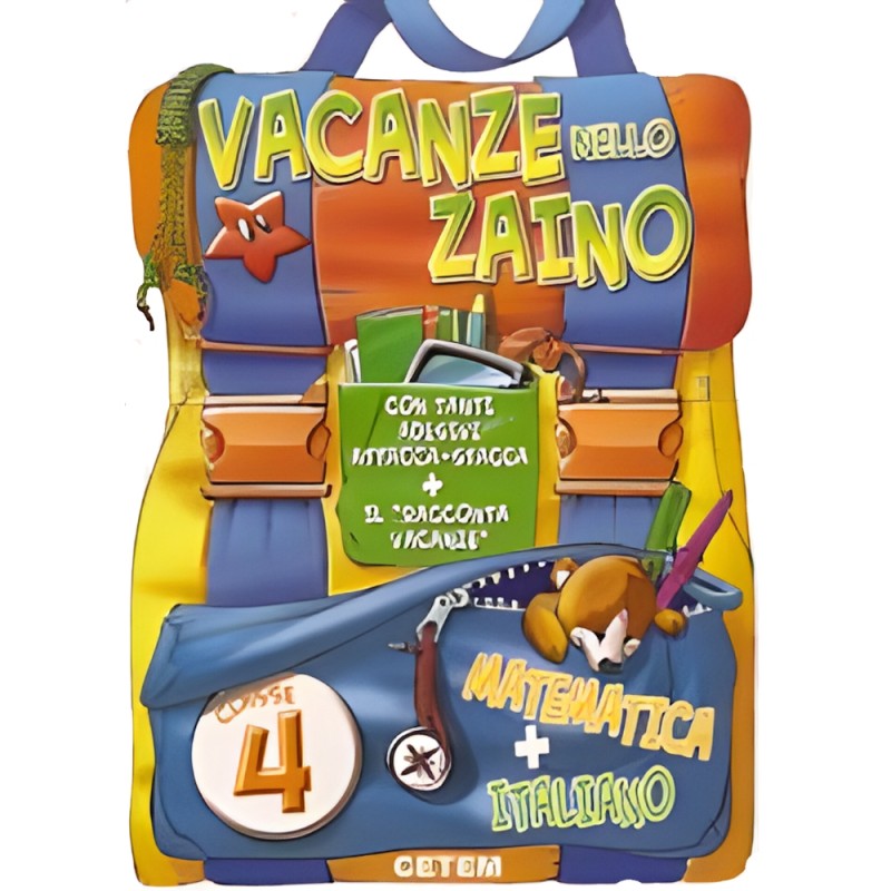 Kit Vacanze Nello Zaino 4 – Matematica + Italiano