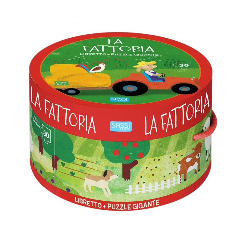 La Fattoria - Libretto + Puzzle Gigante - Sassi Science