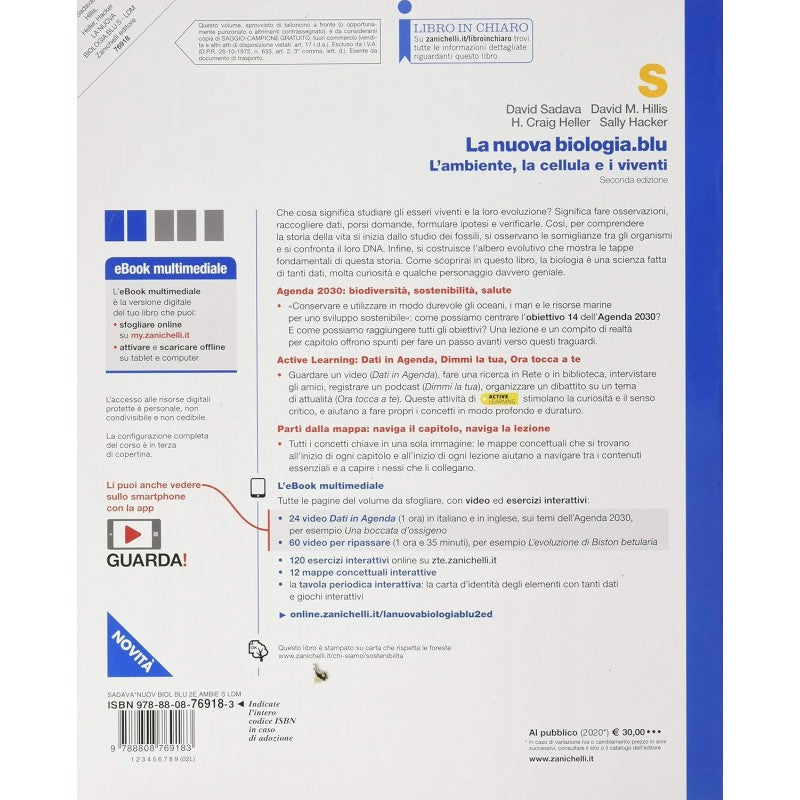 La Nuova Biologia.blu. L'ambiente, Le Cellule E I Viventi. Ediz. S. Per Le Scuole Superiori. Con E-book. Con Espansione Online