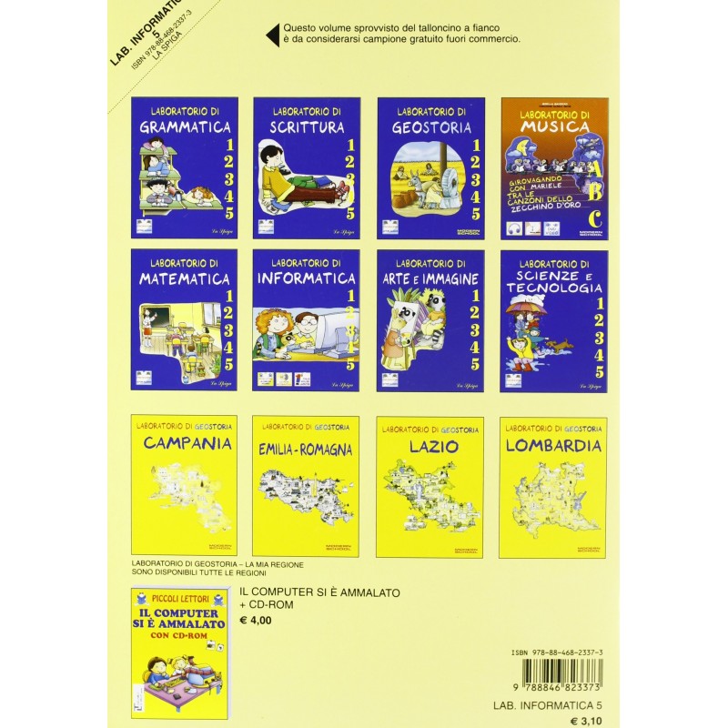 Laboratorio Di Informatica. Per La Scuola Elementare (vol. 5)