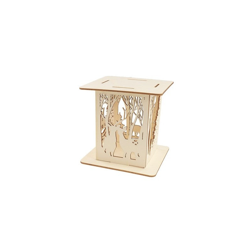 Lanterna Decorata Ad Incastro (kit 6 Pz) Cm.15x15x15