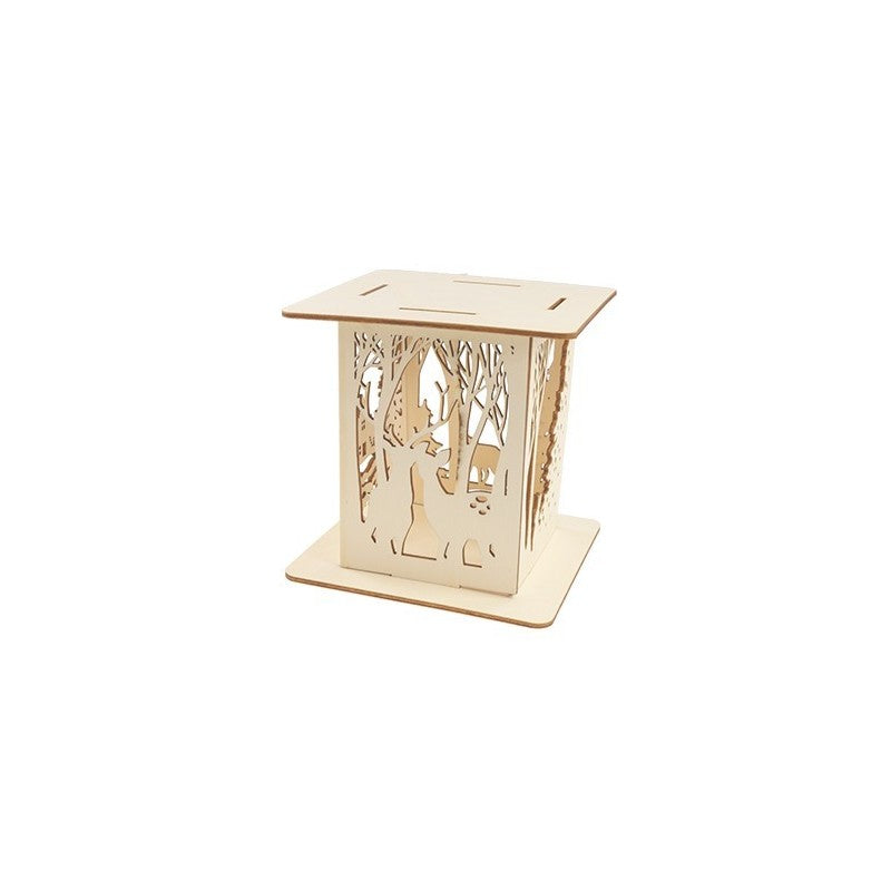 Lanterna Decorata Ad Incastro (kit 6 Pz) Cm.30x30x30