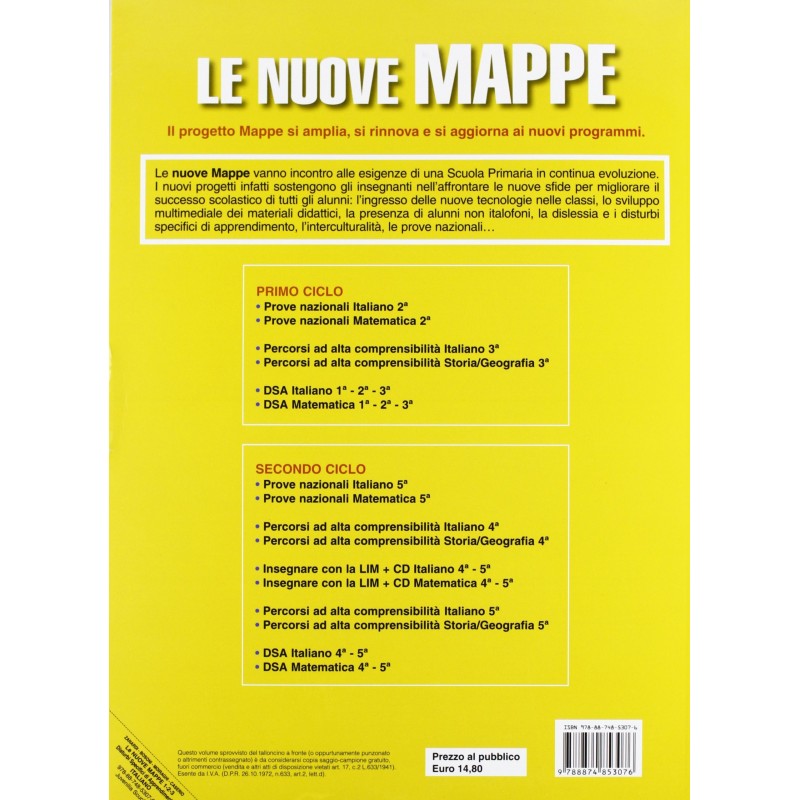 Le Nuove Mappe. Disturbi Specifici Di Apprendimento. Italiano. Per La 1ª-2ª-3ª Classe Elementare. Con Cd-rom