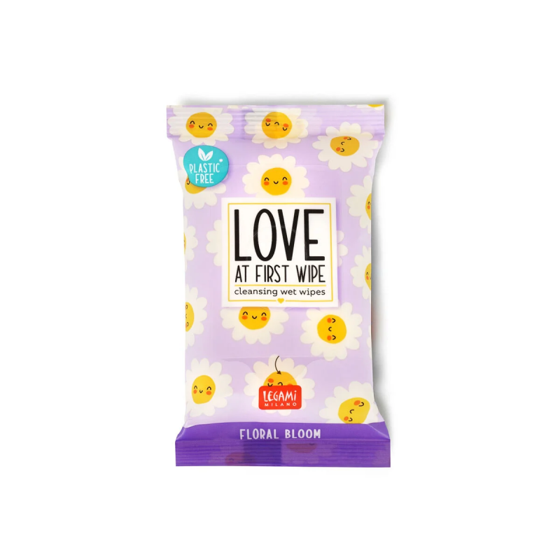 Legami - 10 Salviettine Umidificate - Love At First Wipes - Daisy