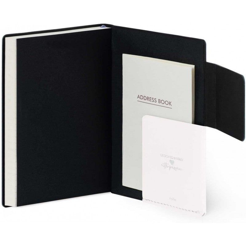 Legami - Agenda Giornaliera 2025, 12 Mesi Small Fotografica, Gennaio 2025-dicembre 2025, 9,5 X 13,5 Cm, Black Diamond