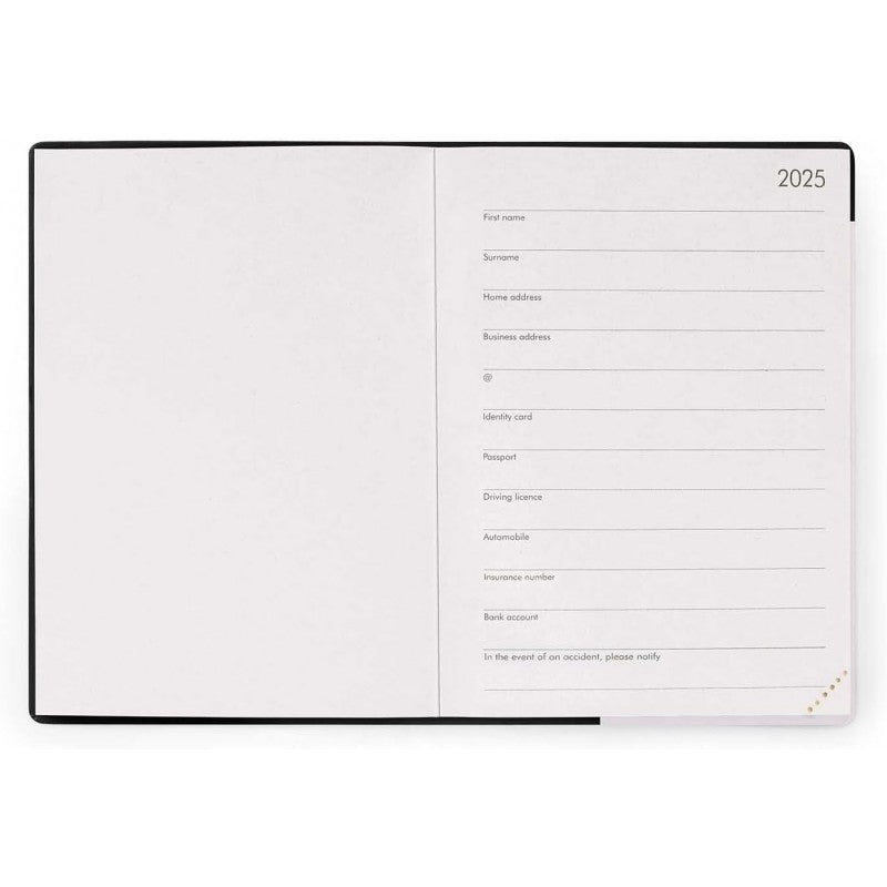 Legami - Agenda Giornaliera 2025, 12 Mesi Small Fotografica, Gennaio 2025-dicembre 2025, 9,5 X 13,5 Cm, Moonglow