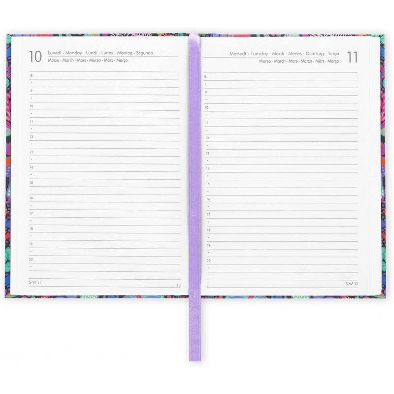 Legami - Agenda Giornaliera 2025, 12 Mesi Small Fotografica, Gennaio 2025-dicembre 2025, 9,5 X 13,5 Cm, Mushrooms