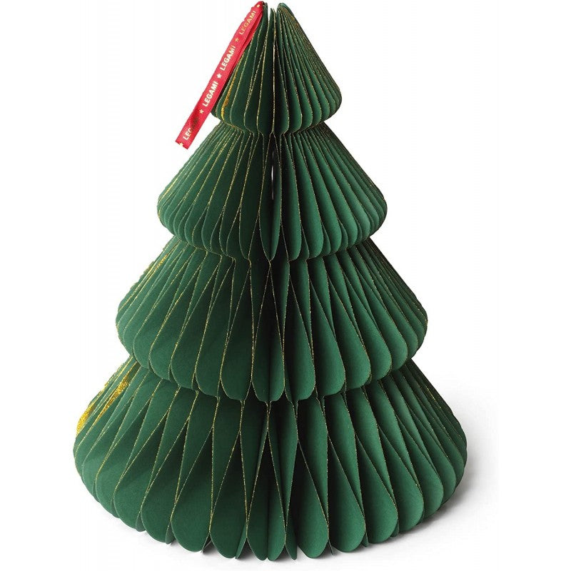 Legami - Albero Di Natale Pieghevole In Carta, Da Appendere O Appoggiare Su Una Superficie, Diametro 28 Cm