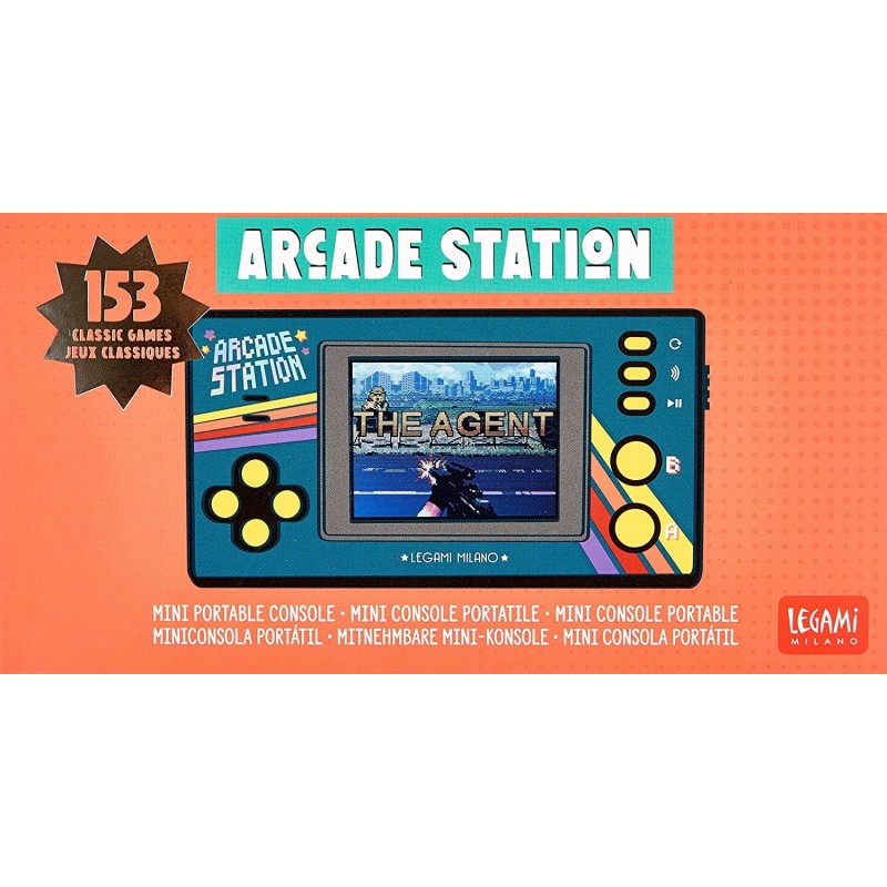 Legami Arcade Station, Mini Console Portatile Hhg0001