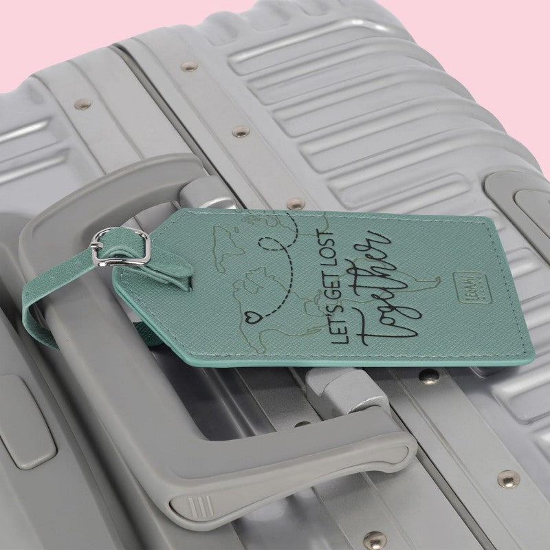 Legami - Etichette Bagaglio, Set Di 2 Targhette Per Valigia, In Pelle Pu E Microfibra
