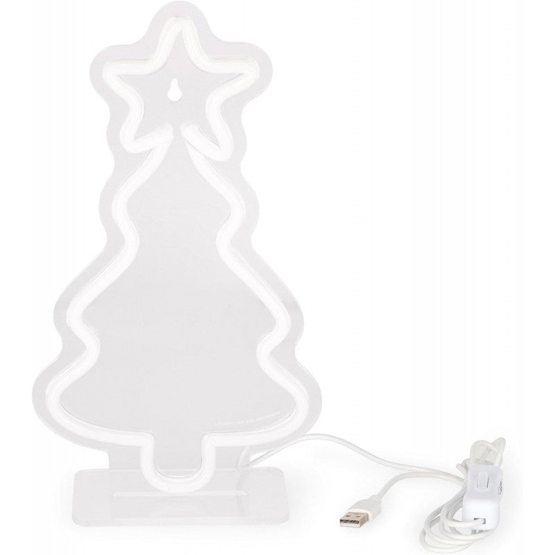 Legami - Insegna Luminosa Led A Effetto Neon, Albero Di Natale, Decorazione, For Indoor Use Only