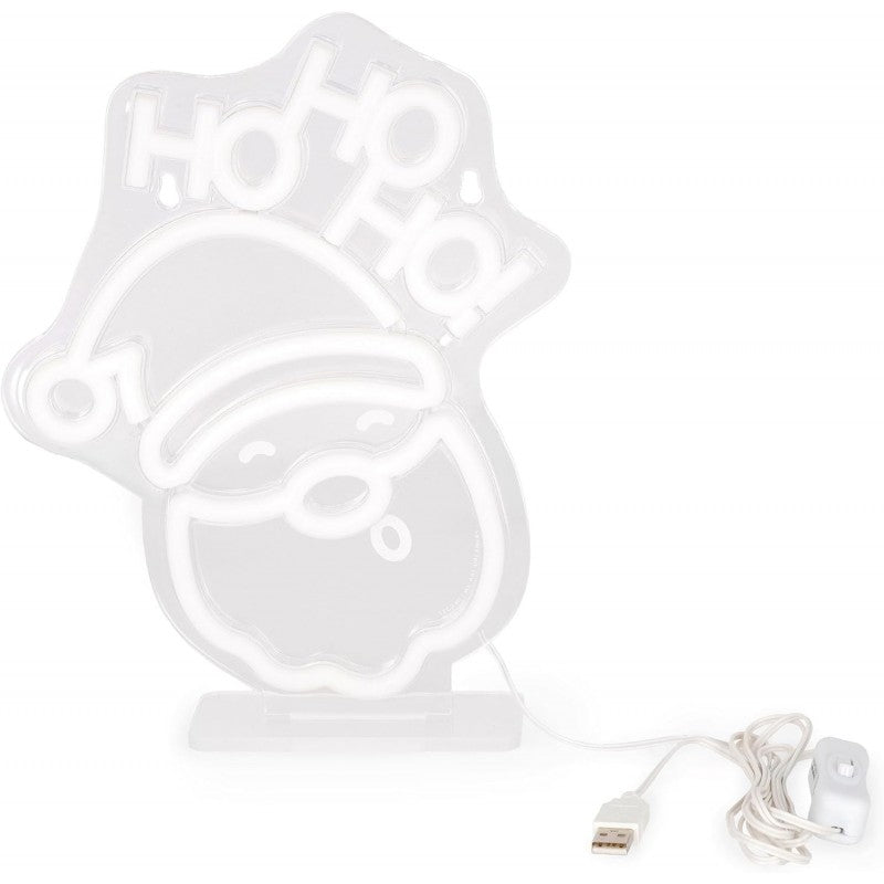 Legami - Insegna Luminosa Led A Effetto Neon, Santa Claus Babbo Natale