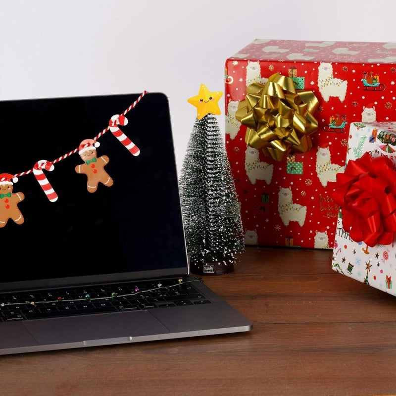 Legami - Kit Decorazioni Natalizie Da Scrivania, Multicolor, Medium