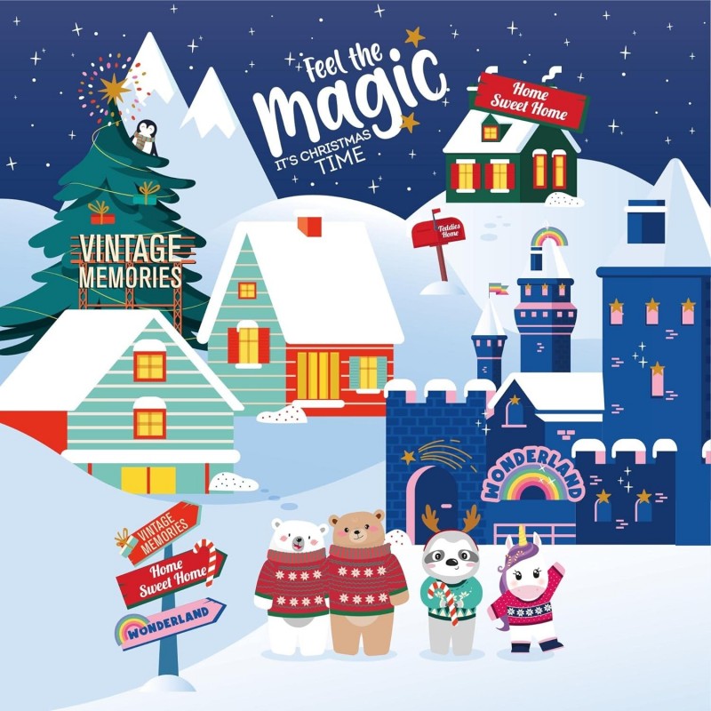 Legami - Mini Luce Decorativa, 11x12 Cm, Tema Reindeer, Renna