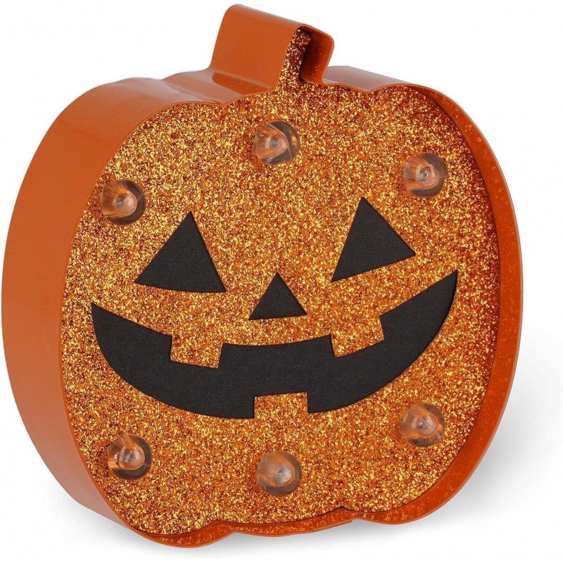 Legami Mini Luce Decorativa Tema Zucca Halloween, Uso Interno, Luce Led Luminosa