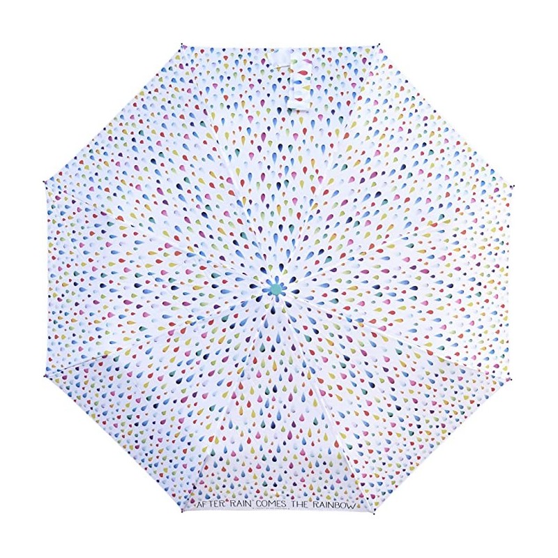 Legami Ombrello Pieghevole, In Poliestere, Struttura In Acciaio Nero, Impugnatura In Plastica, Leggero, Custodia Inclusa