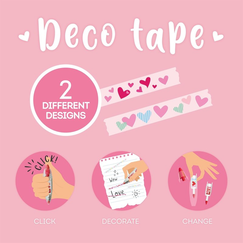 Legami - Penna A Nastro Per Decorare, Deco Tape Con Cuori