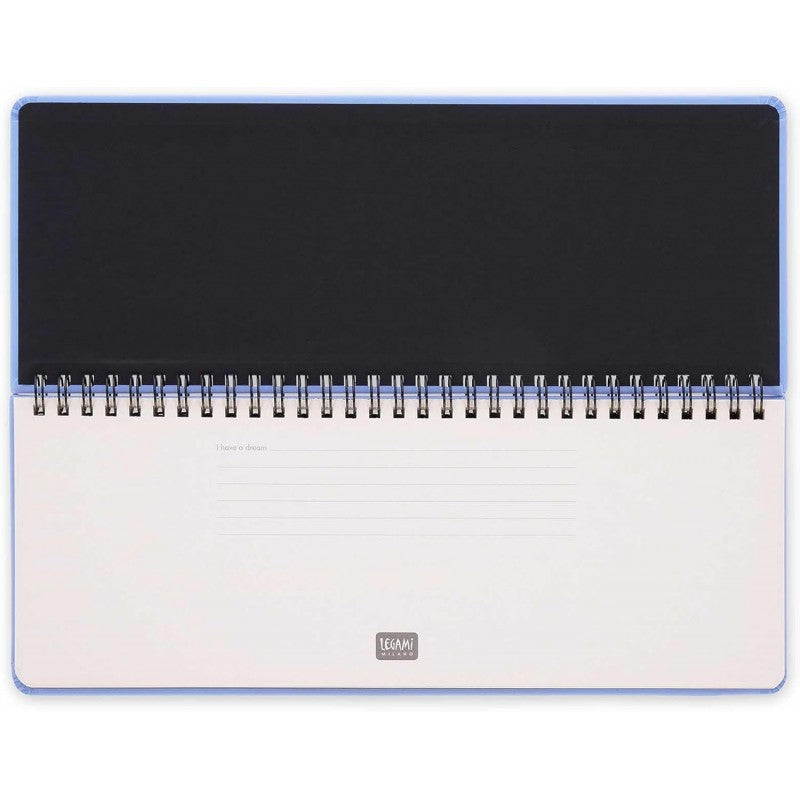 Legami - Planning Da Scrivania 13 Mesi Gennaio 2025-gennaio 2026, Formato Orizzontale, Spiralata, 27.2 X 10.2, Cornflower