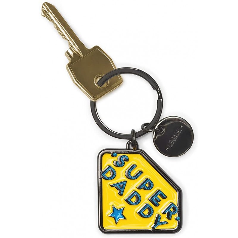 Legami - Portachiavi In Metallo Smaltato - What A Key Ring! - Super Daddy