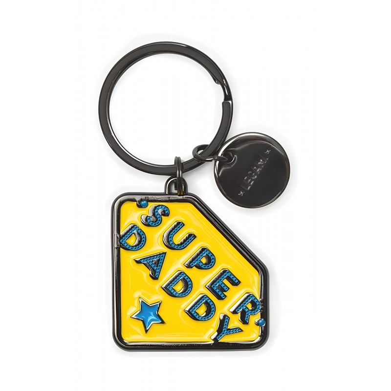 Legami - Portachiavi In Metallo Smaltato - What A Key Ring! - Super Daddy