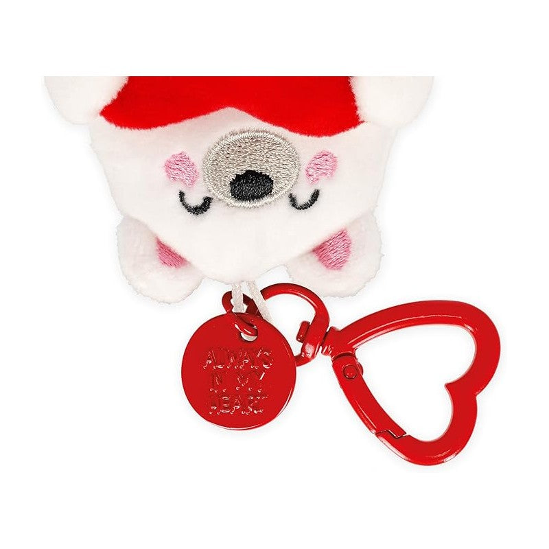 Legami - Set Di 2 Portachiavi In Peluche, Regalo Per Coppia, Charm Per Borsa, Orsetti Romantici