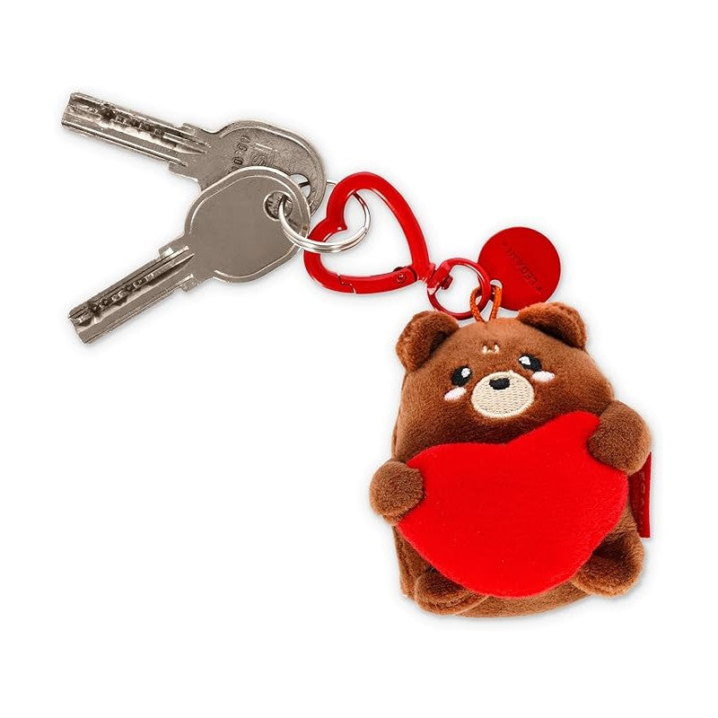 Legami - Set Di 2 Portachiavi In Peluche, Regalo Per Coppia, Charm Per Borsa, Orsetti Romantici