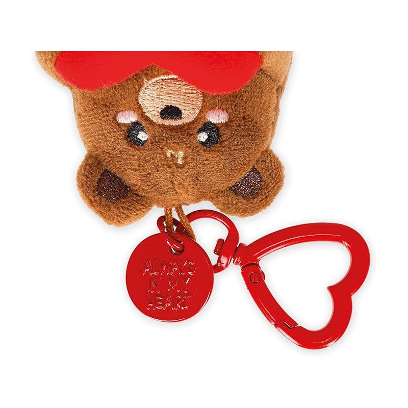 Legami - Set Di 2 Portachiavi In Peluche, Regalo Per Coppia, Charm Per Borsa, Orsetti Romantici