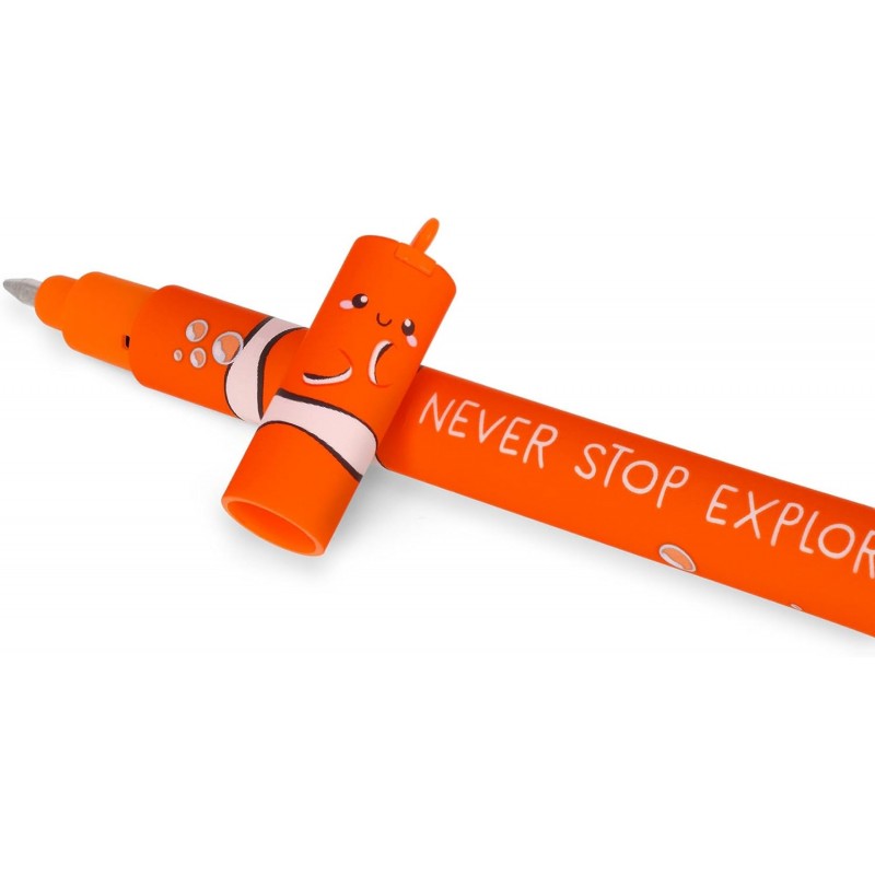 Legami - Set Di 3 Penne Gel Cancellabili, Under The Sea, Punta 0,7 Mm