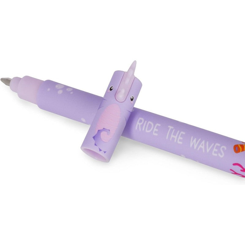 Legami - Set Di 3 Penne Gel Cancellabili, Under The Sea, Punta 0,7 Mm