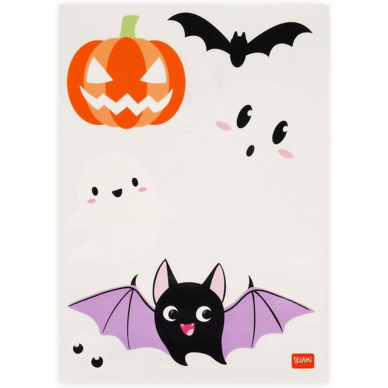 Legami - Set Di 35 Adesivi Halloween Per Finestre, Vetrofanie Horror, Addobbi Da Finestra Riposizionabili E Riutilizzabili