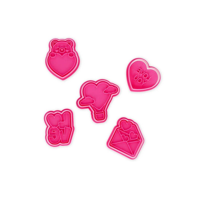 Legami - Set Di 5 Formine Per Biscotti, Cookie Cutters, Adatte Anche Ai Bambini