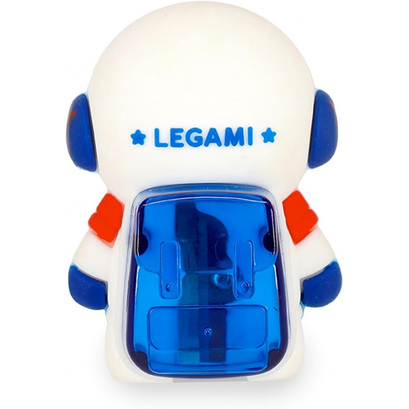 Legami - Temperino Luminoso Con Contenitore, Battendo Si Illumina, Scuola, Tema Space