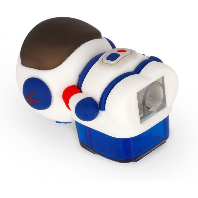 Legami - Temperino Luminoso Con Contenitore, Battendo Si Illumina, Scuola, Tema Space