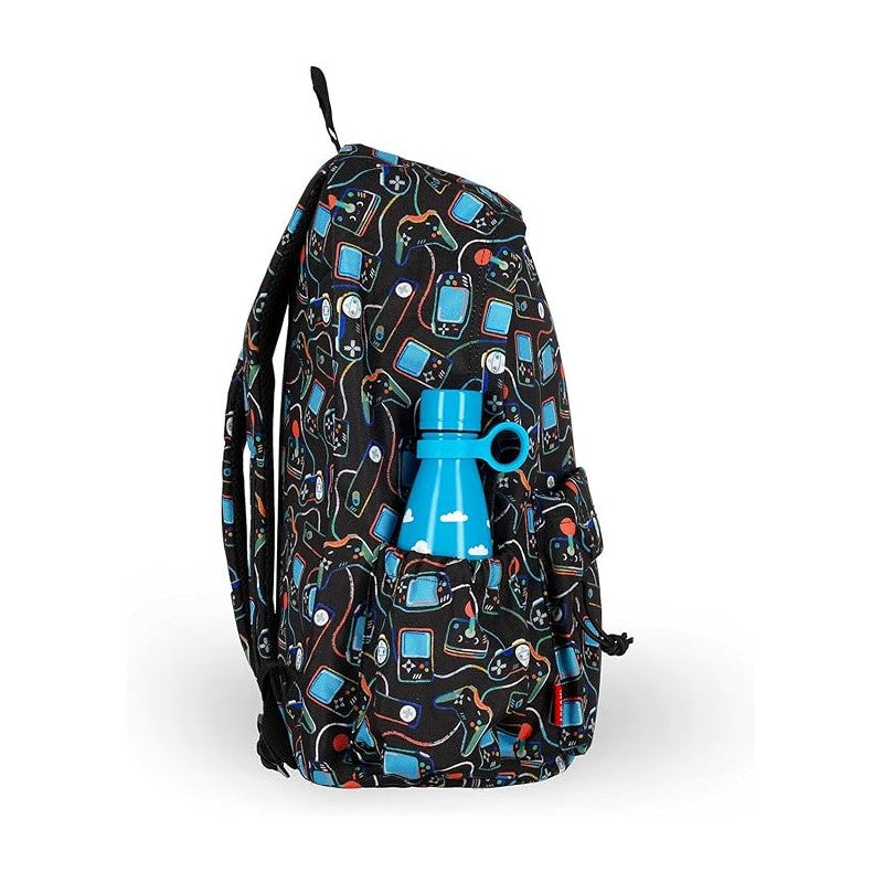 Legami - Zaino Viaggio Scuola 32 L, My Backpack, Foderato E Imbottito, 35 X 45 X 20 Cm - Game Lover