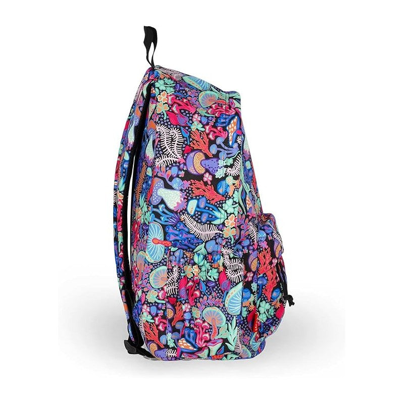 Legami - Zaino Viaggio Scuola 32 L, My Backpack, Foderato E Imbottito, 35 X 45 X 20 Cm - Mushrooms