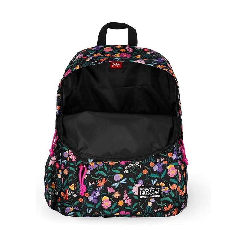 Legami - Zaino Viaggio Scuola 32 L, My Backpack, Foderato E Imbottito, 35 X 45 X 20 Cm - Wildflowers