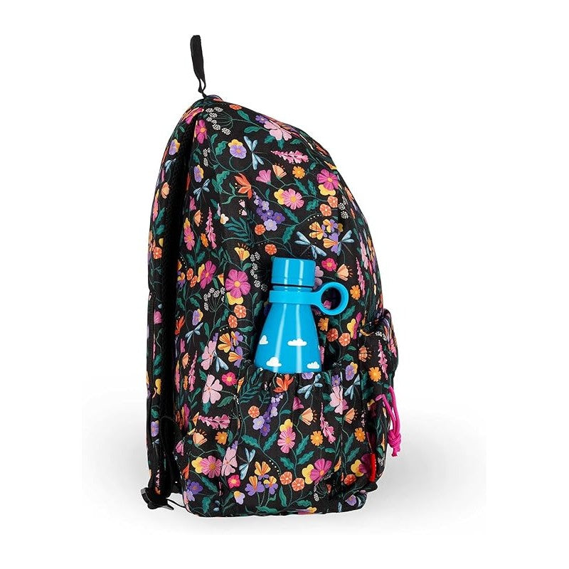 Legami - Zaino Viaggio Scuola 32 L, My Backpack, Foderato E Imbottito, 35 X 45 X 20 Cm - Wildflowers