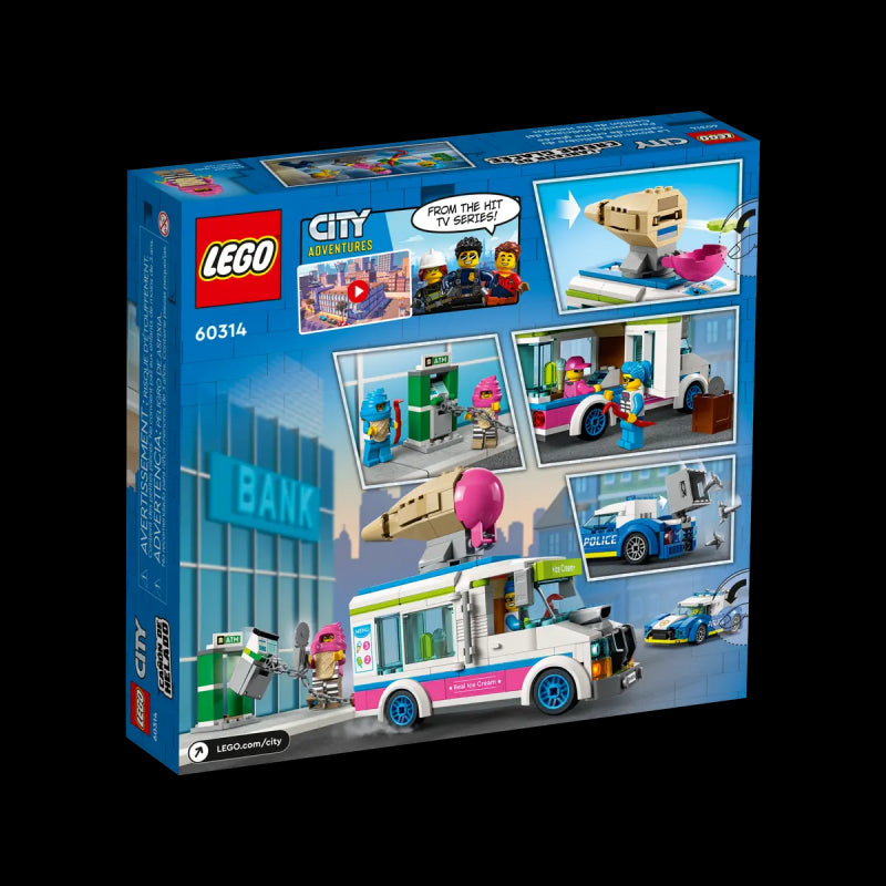 Lego City - Il Furgone Dei Gelati E L’inseguimento Della Polizia 60314