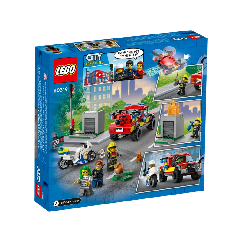 Lego City - Soccorso Antincendio E Inseguimento Della Polizia 60319