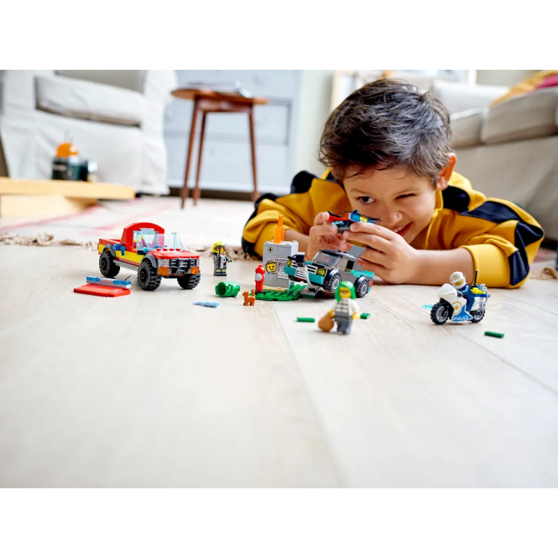 Lego City - Soccorso Antincendio E Inseguimento Della Polizia 60319