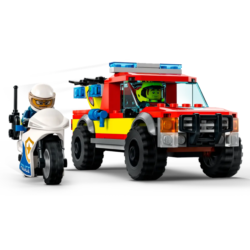 Lego City - Soccorso Antincendio E Inseguimento Della Polizia 60319