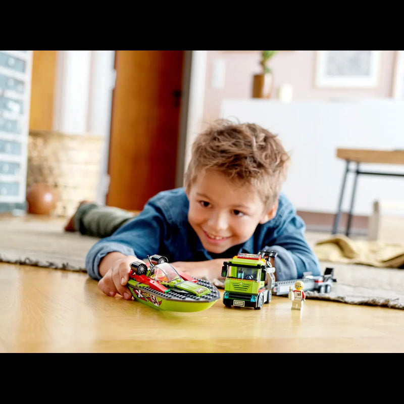 Lego City - Trasportatore Di Motoscafi 60254