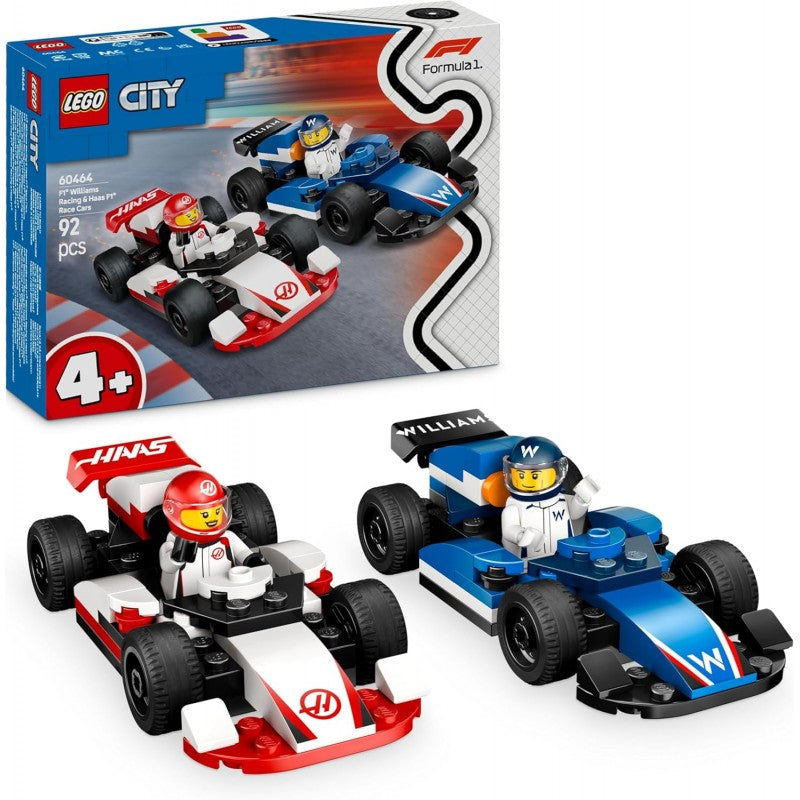 Lego City - Veicoli Da Corsa: Williams Racing E Haas F1 60464