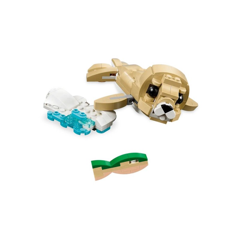 Lego Creator 3 In 1 Animali Selvatici: Adorabile Coniglio - Si Trasforma In Lama O In Foca - 31162