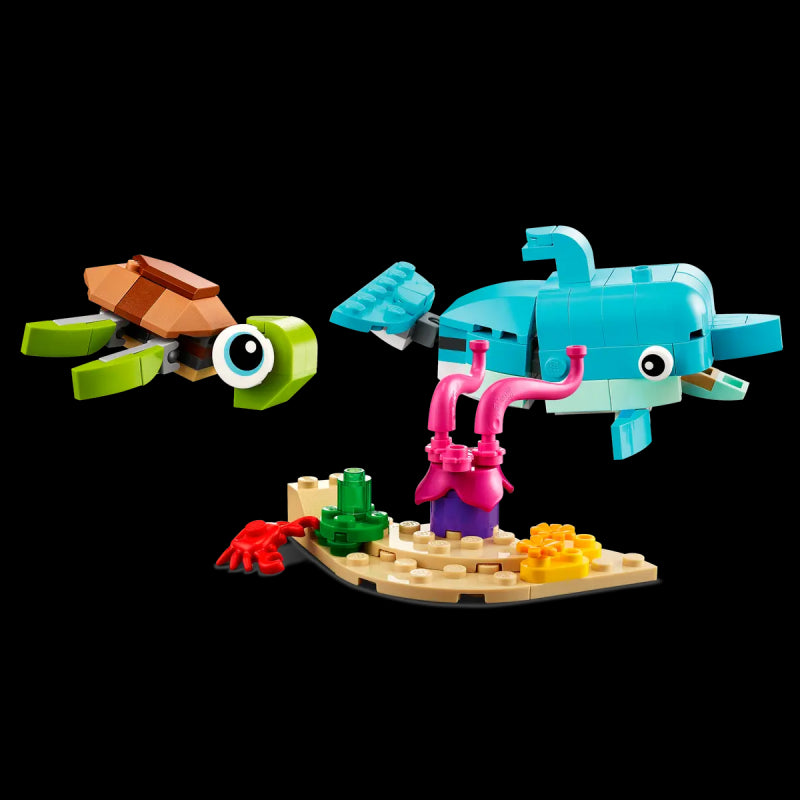 Lego Creator 3 In 1 - Delfino E Tartaruga 31128
